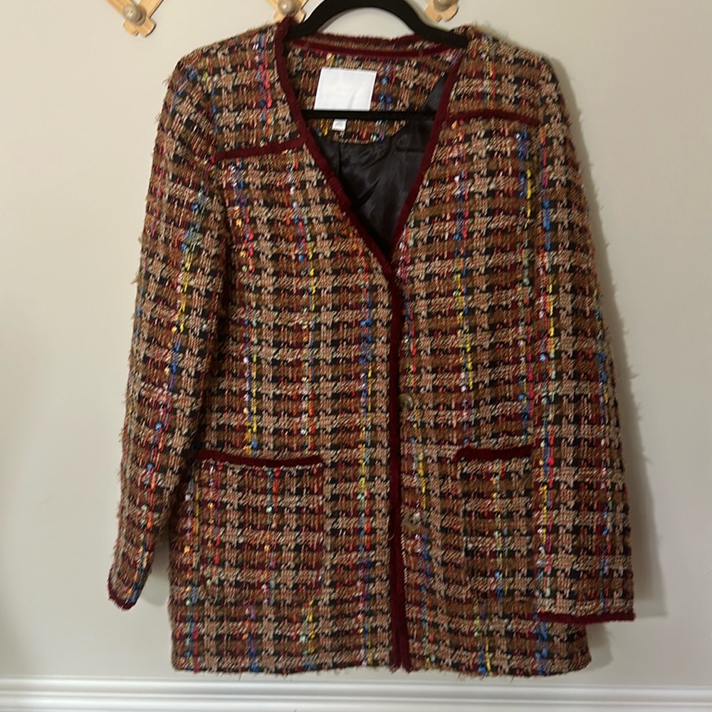 Anthropologie Tweed blazer nwot